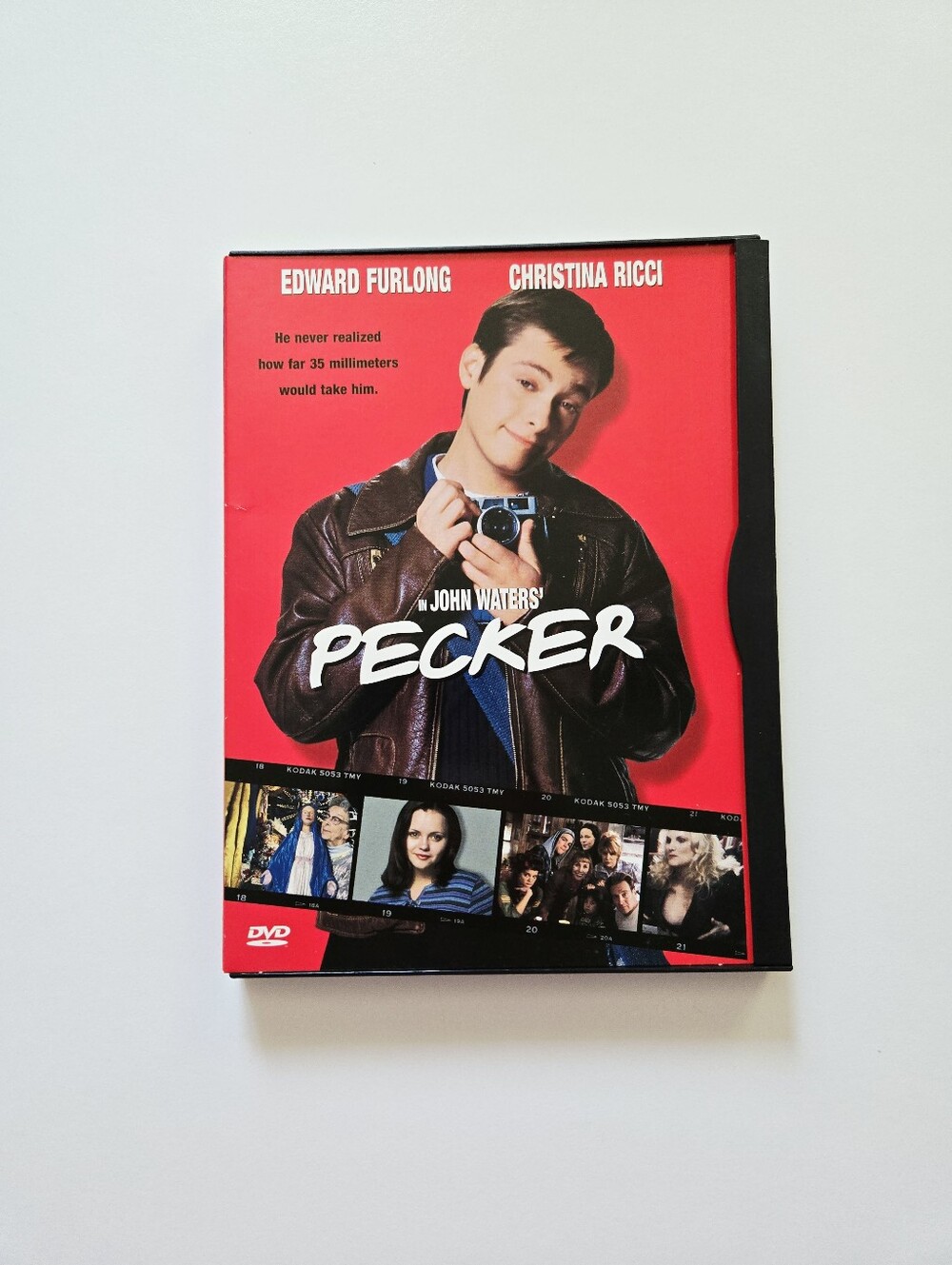 PECKER John Waters DVD 1999 New Line Widescreen Edward Furlong Christina Ricci
